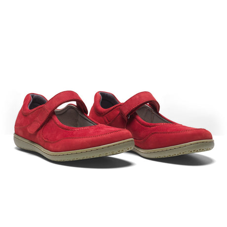Ballerina met bandje, rood, New Feet