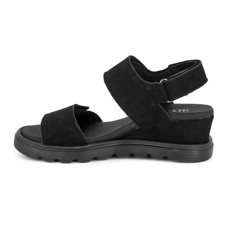 Sandale à talon pour femme, Noir, Green Comfort