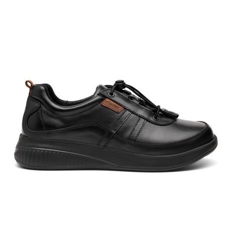 Damesko med letluk, Sort, New Feet - Seniorshop