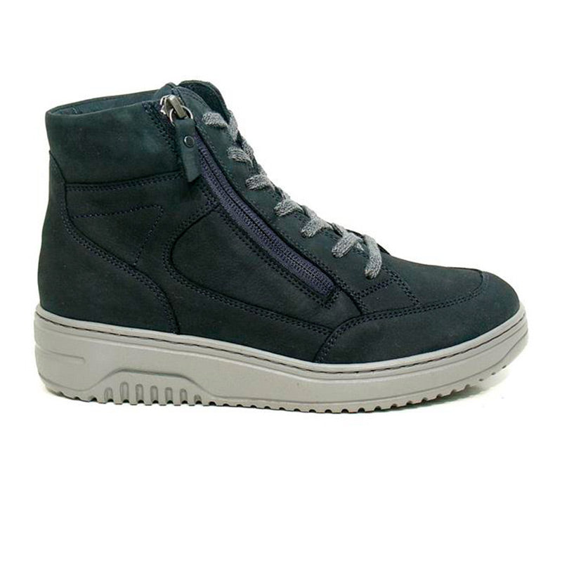 Gevoerde dameslaars, Navy, Hartjes