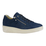 Damessneaker, Donkerblauw, Hartjes