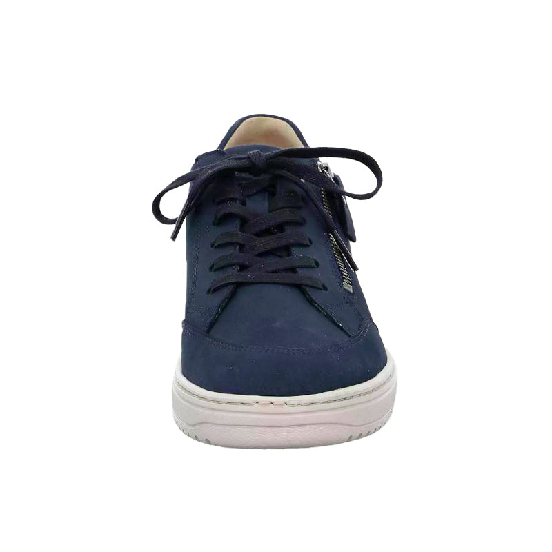 Damessneaker, Donkerblauw, Hartjes