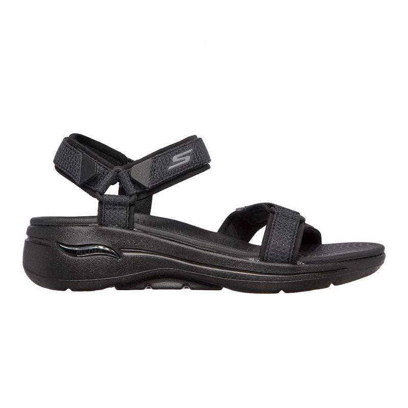 Damesandaal, Zwart, Skechers