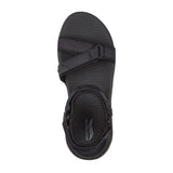 Damesandaal, Zwart, Skechers