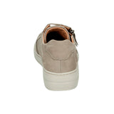 Damesneaker, Beige, Hartjes