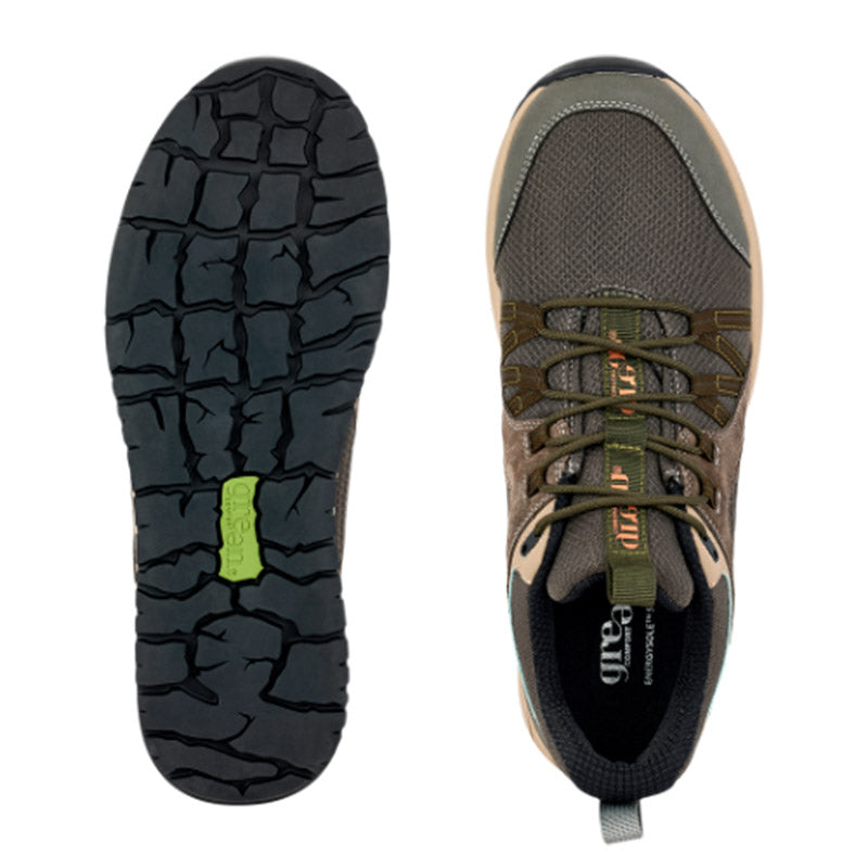 Outdoor Herrenschuhe, Warmgrau, Green Comfort