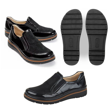 Hüttenschuhe, schwarz, Fidelio
