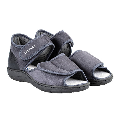 Tecnica Therapieschuh, Offene Zehen, Grau