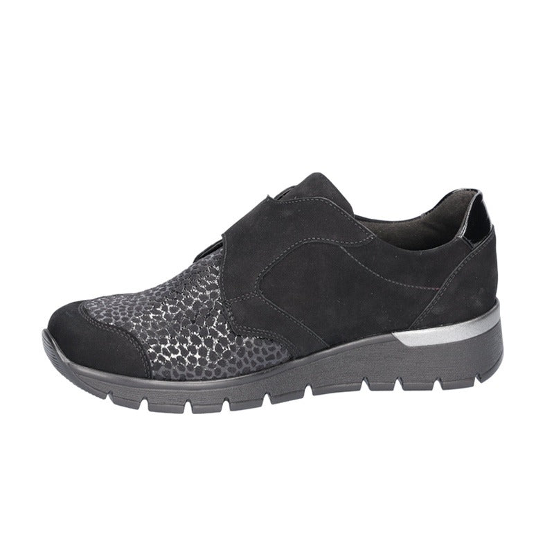 Wide Fit Women's Shoe, Black, Waldläufer