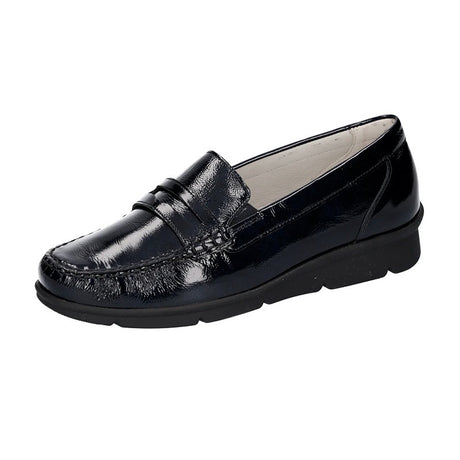 Ankle Boot, Black Patent, Waldläufer