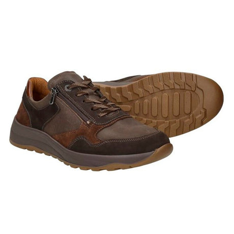 Sportieve herensneaker, Bruin, Waldläufer