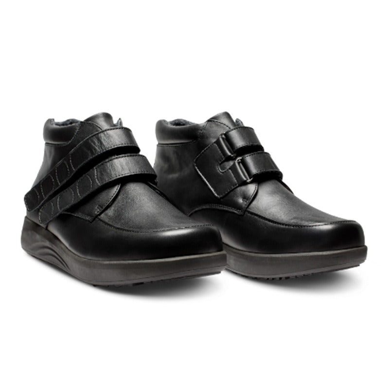 New Feet bottine homme basse - Cuir noir