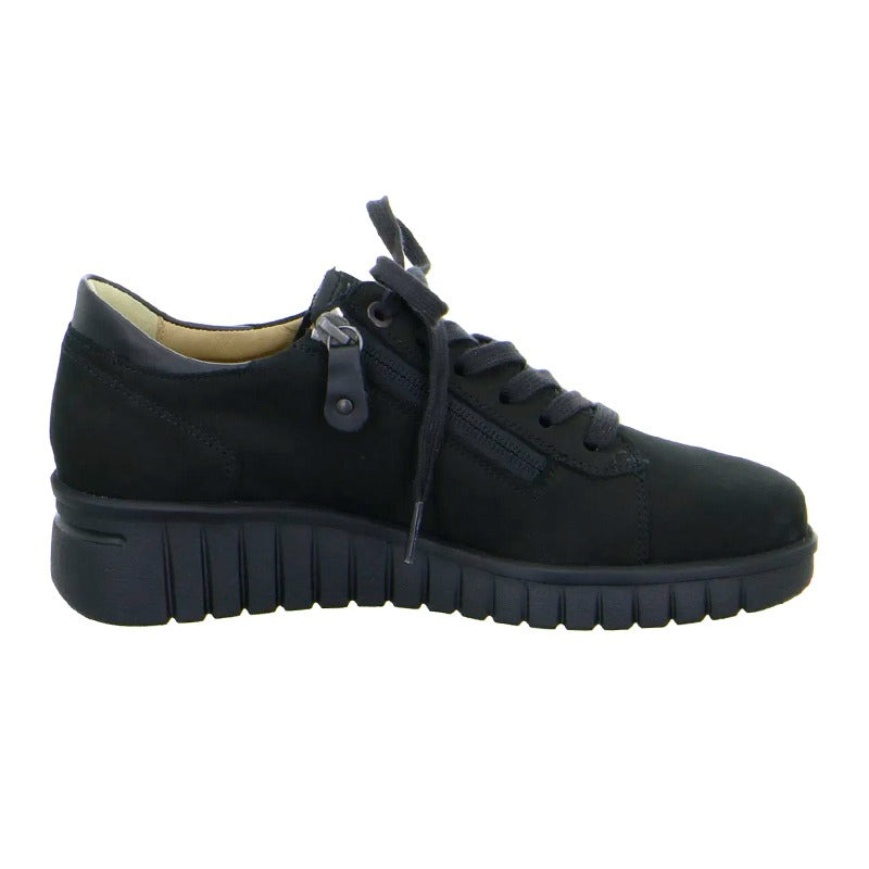 Sportieve damesschoenen, Zwart, Hartjes