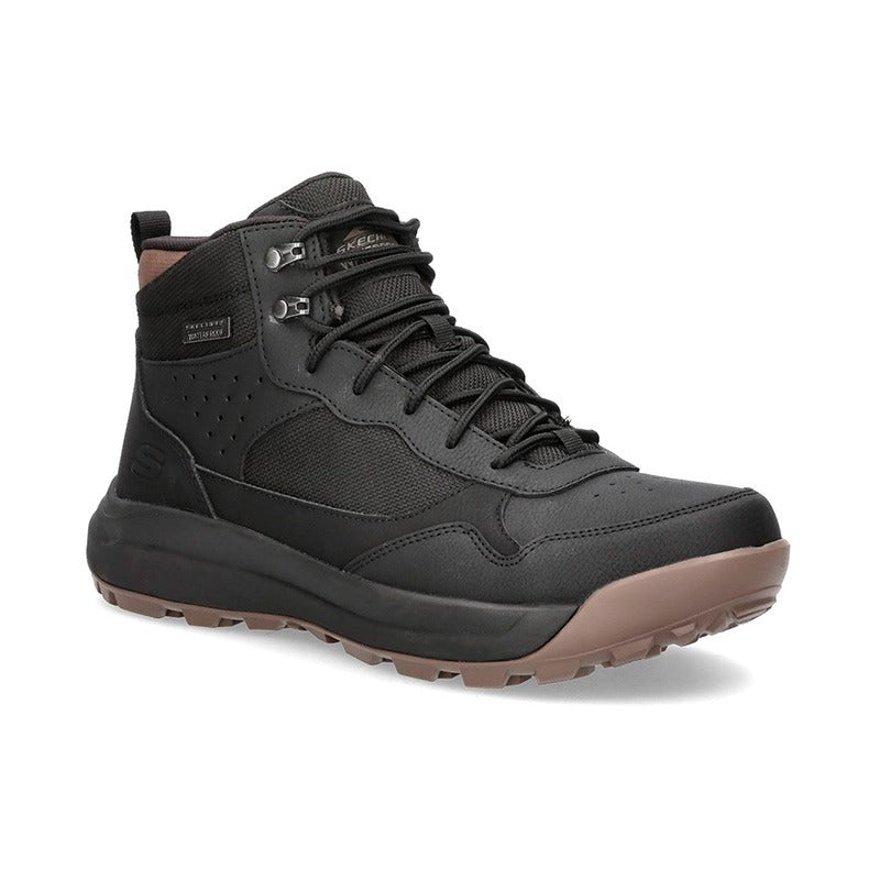Waterdichte herenlaars, Zwart, Skechers