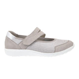 Ballerina with Velcro, Light Grey, Waldläufer