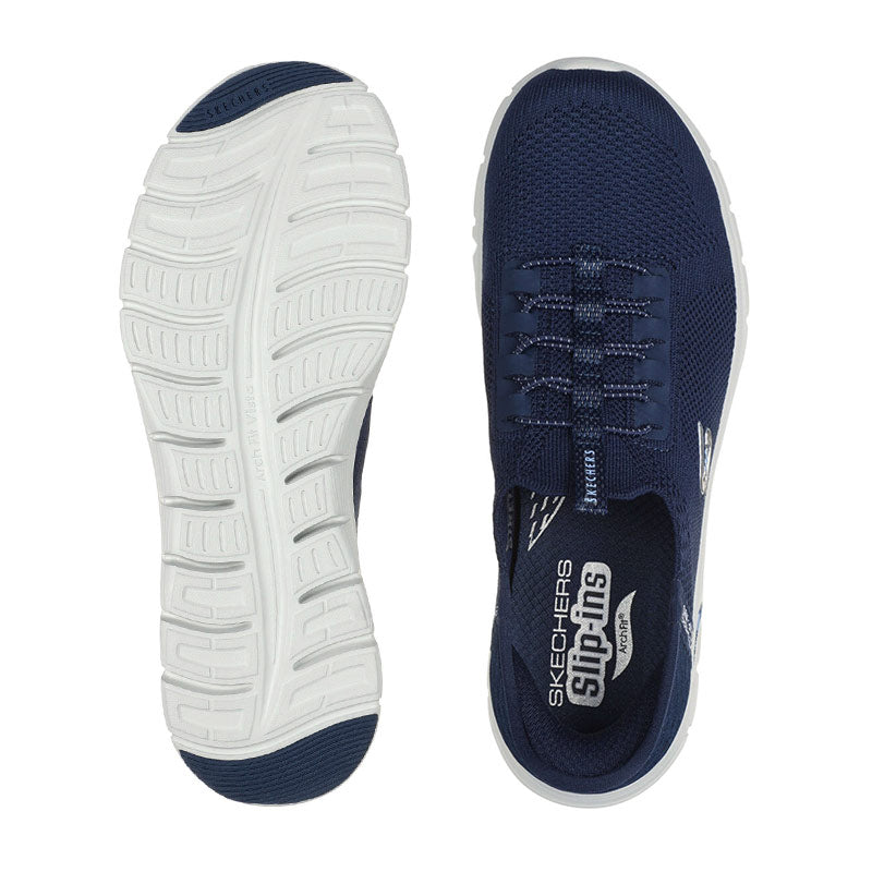 Slip-In Women's Sneaker, Navy, Skechers