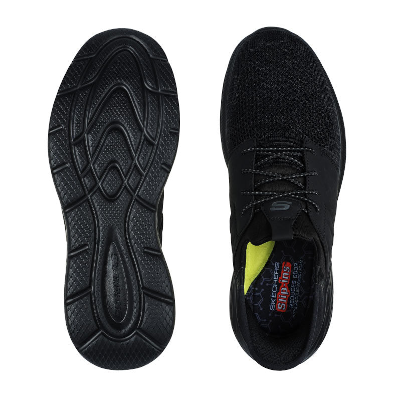 Skechers chaussures slip-in légères pour hommes - Noir