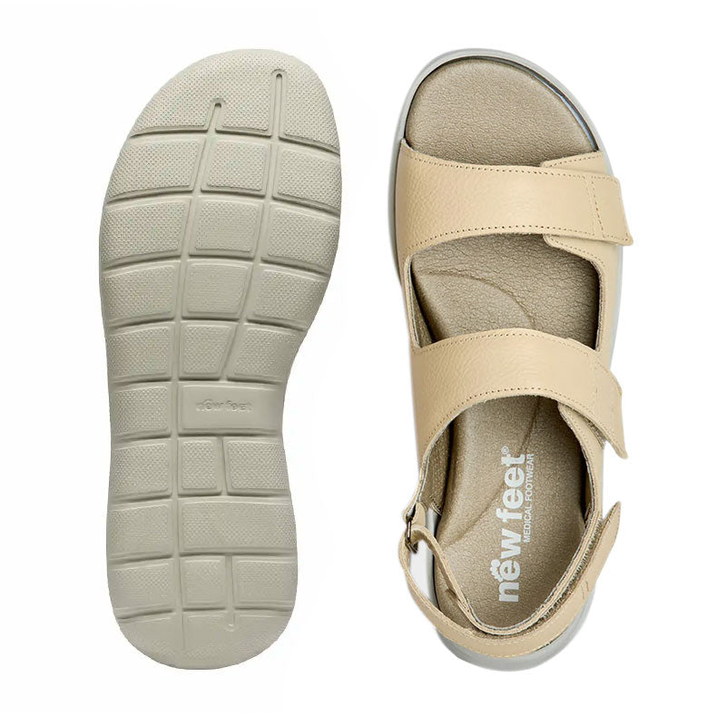 New Feet damesandal - Sand