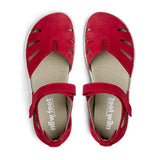 Gesloten damessandaal, Rood, New Feet