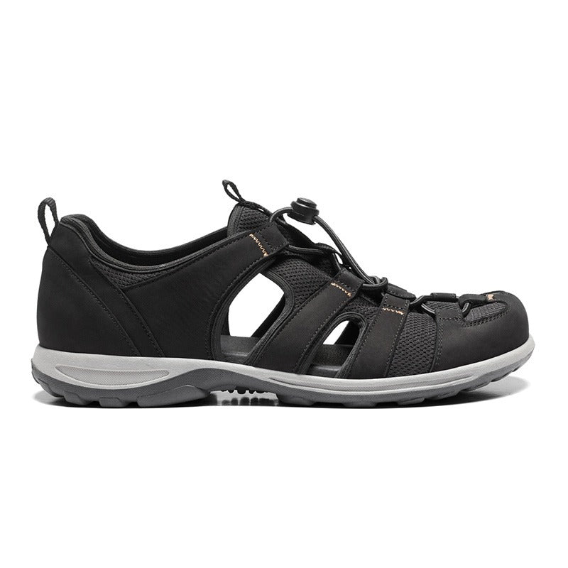 Sportieve herensandaal, Zwart, New Feet