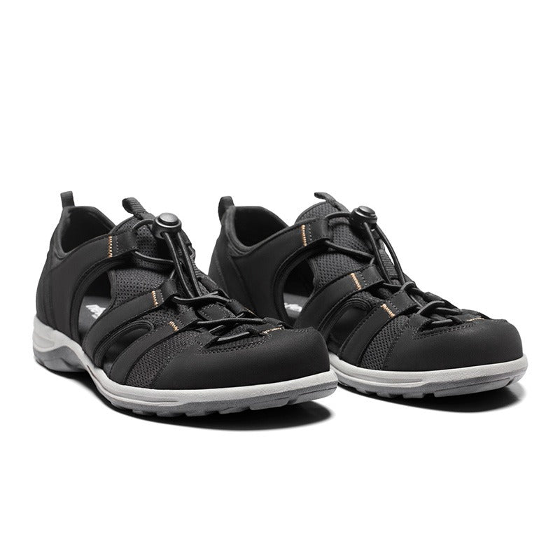 Sportieve herensandaal, Zwart, New Feet