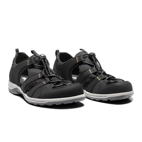 Sportliche Herrensandale, Schwarz, New Feet