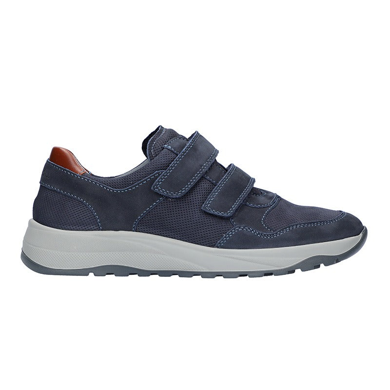 Herensneaker, Stofblauw, Waldläufer