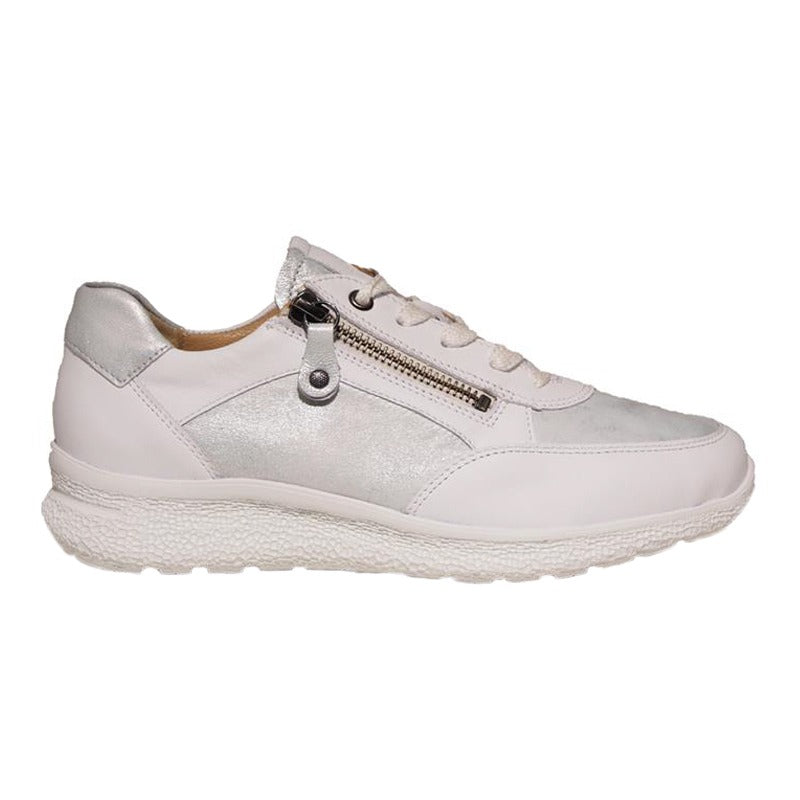 Damen-Sneaker, Weiß/Silber, Hartjes