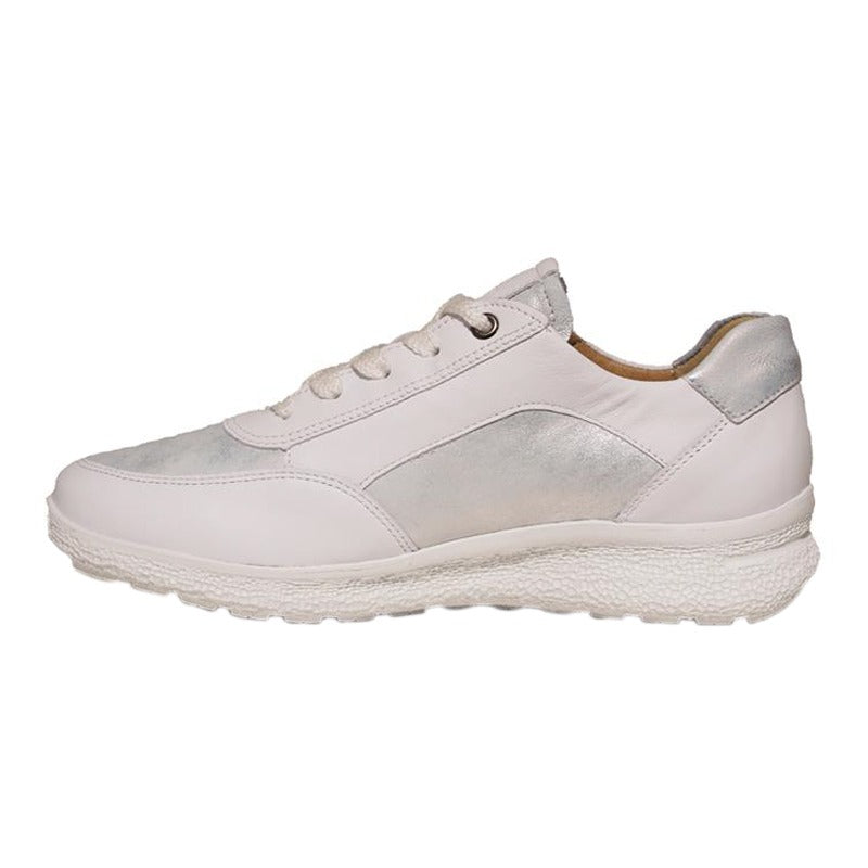 Damen-Sneaker, Weiß/Silber, Hartjes