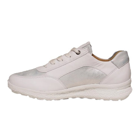 Damen-Sneaker, Weiß/Silber, Hartjes