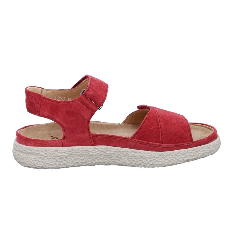 Damessandaal, Rood, Hartjes