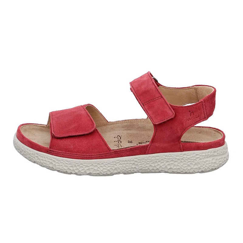 Damessandaal, Rood, Hartjes