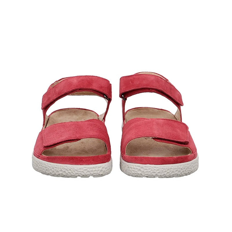 Damessandaal, Rood, Hartjes