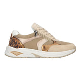 Women's Sneaker, Beige/Leopard, Waldläufer