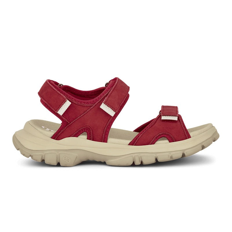 Green Comfort sandale de trekking féminine - Rouge
