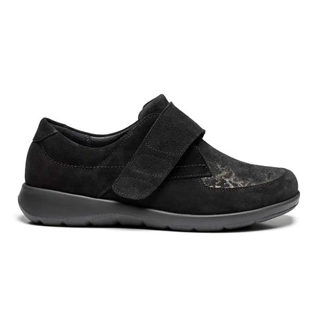 New Feet damesko med velcrorem - Sort