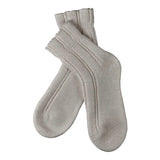 Chaussettes de nuit avec angora - Gris