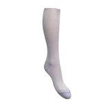 Chaussettes de maintien à motif tricoté – Gris clair
