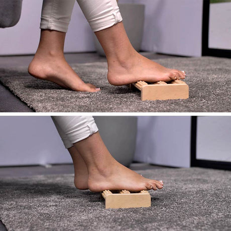 Foot Massage Roller in Wood