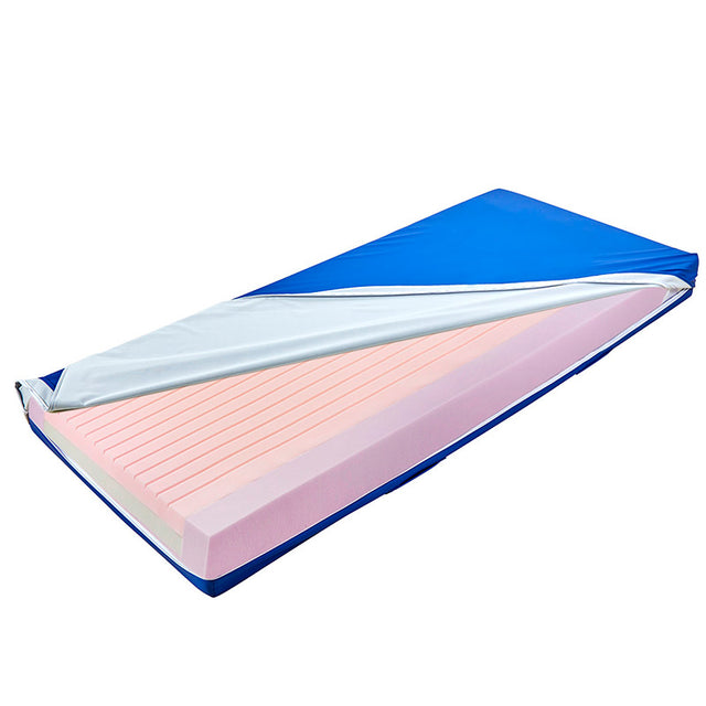 Matelas en mousse 3 couches avec housse d'incontinence