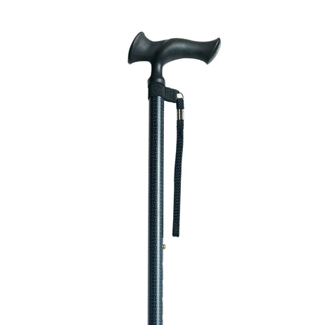 Cane, anatomical, grey pattern
