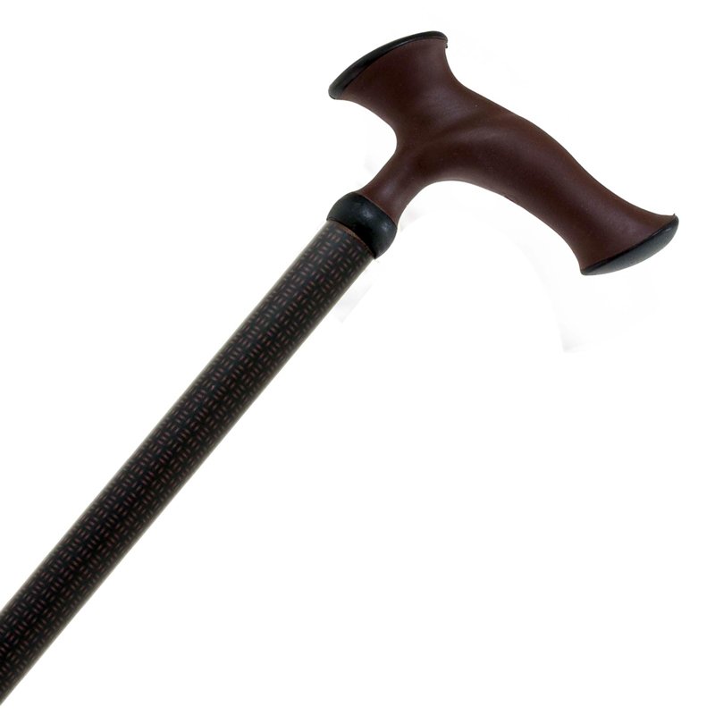 Cane, adjustable height, anatomical handle