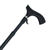 Bâton, Hauteur réglable, Noir avec motif
