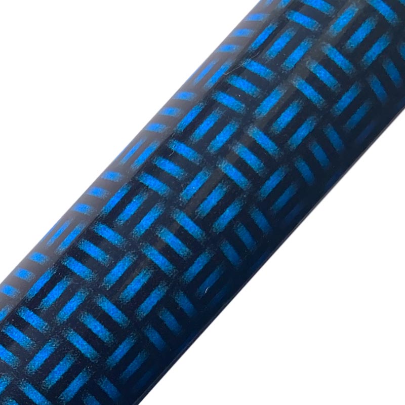 Cane, adjustable height, Black/Blue