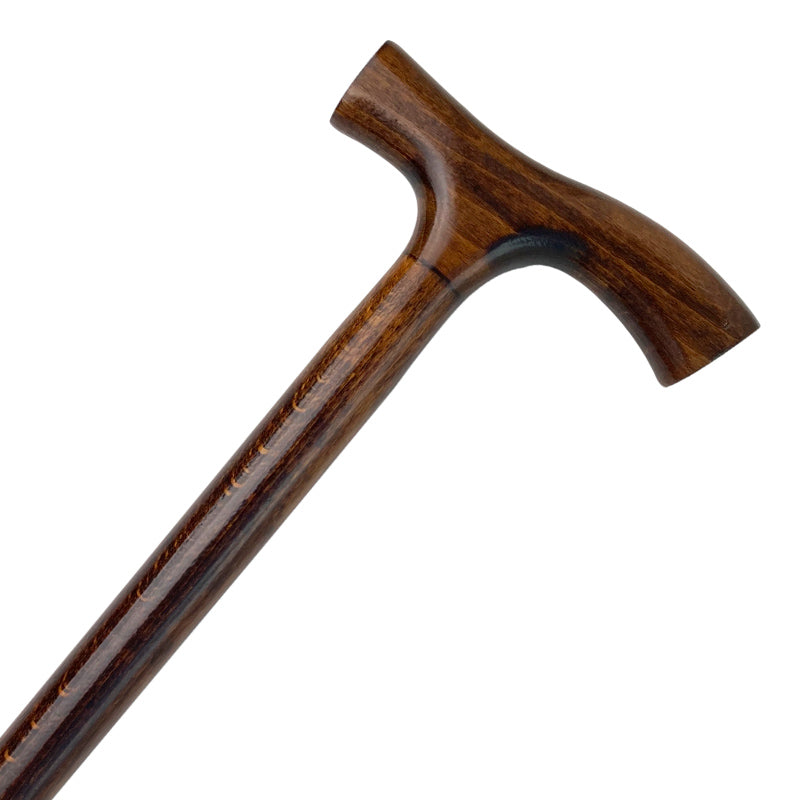 Stock, Holzstock mit geradem Griff