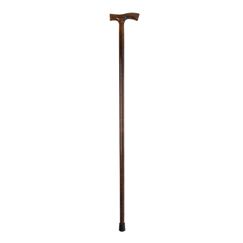 Stock, Holzstock mit geradem Griff