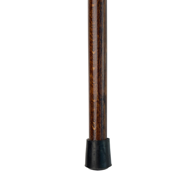 Stock, Holzstock mit geradem Griff