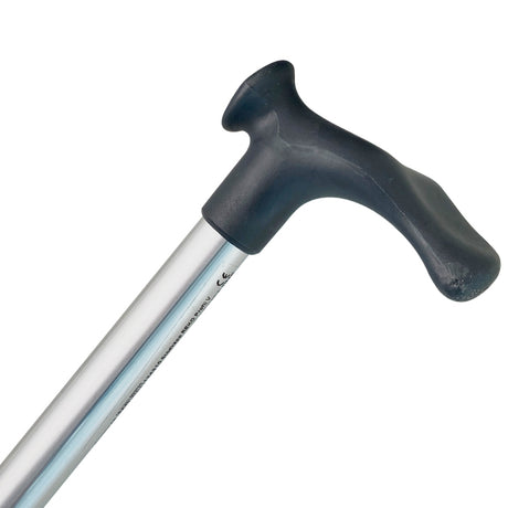 Cane, adjustable height, ergonomic handle