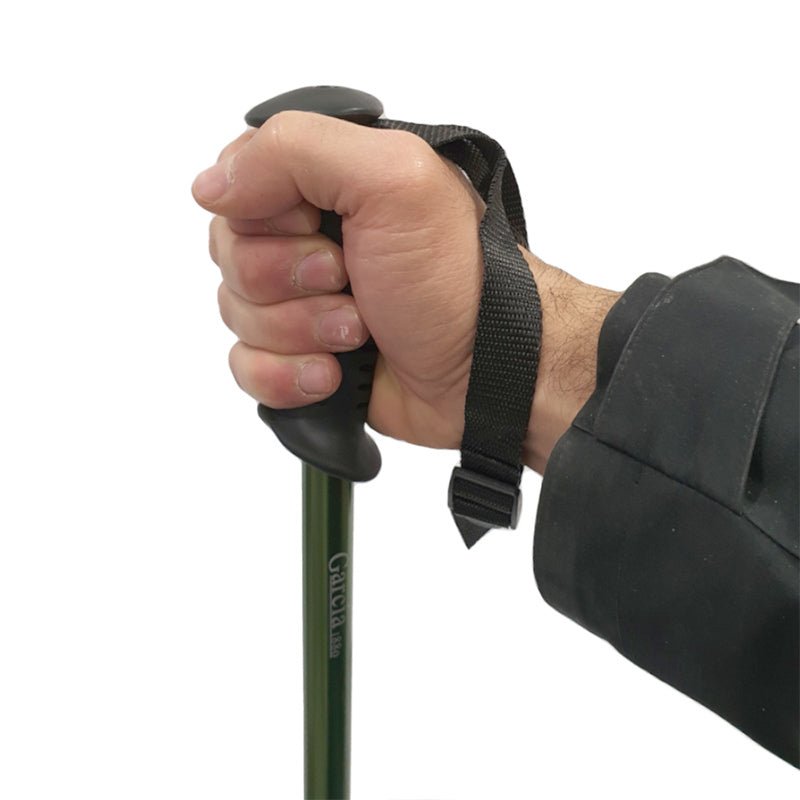 Vandrestav - grøn - Seniorshop