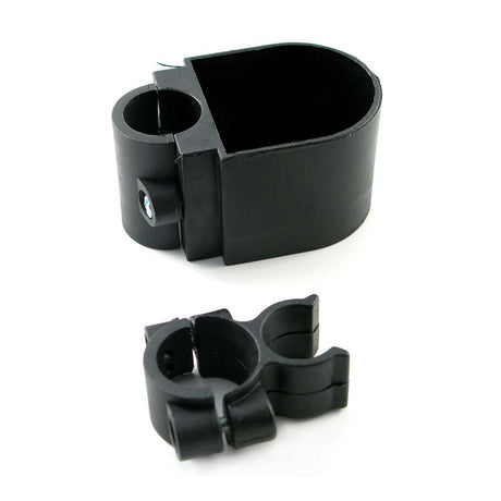 Porte-canne avec clips et cup pour rollator